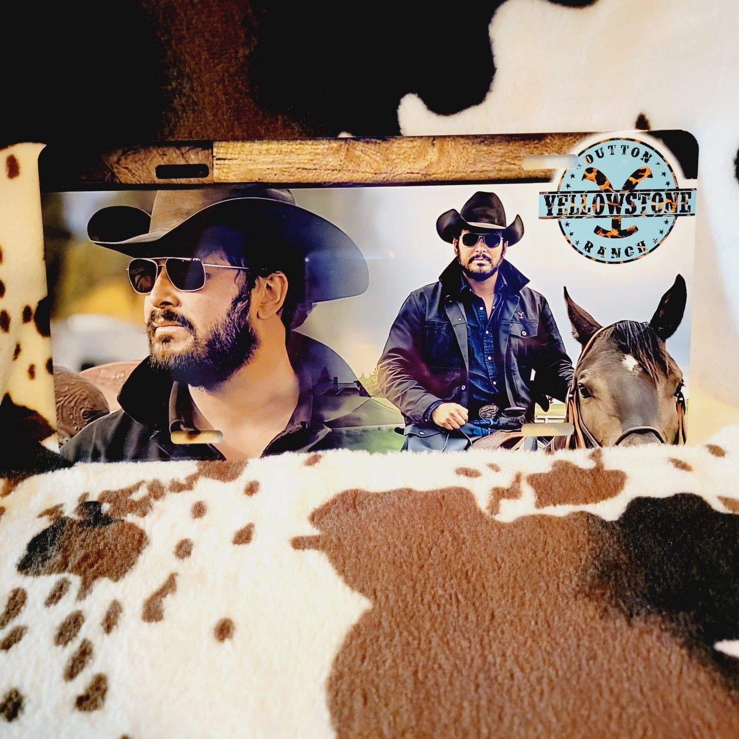 Rip Yellowstone Custom Handmade Car Tag License Plate
