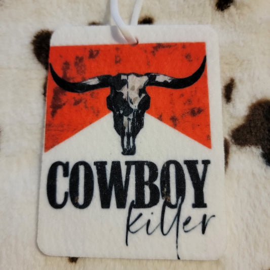 Cowboy Killer Unscented Car Air Freshener Freshie