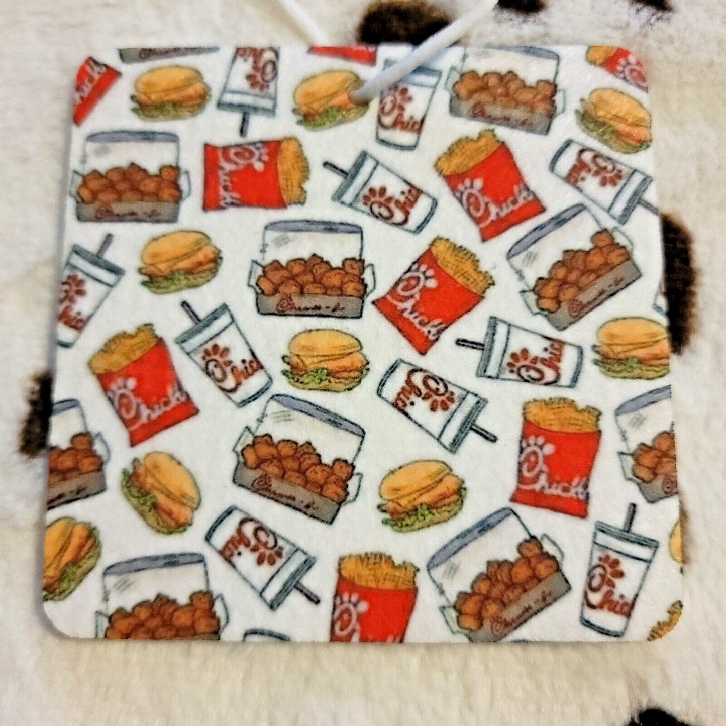 Chicken and Fries Unscented Car Air Freshener