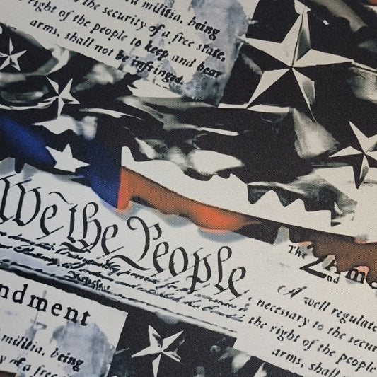 We The People Flag Mouse Pad