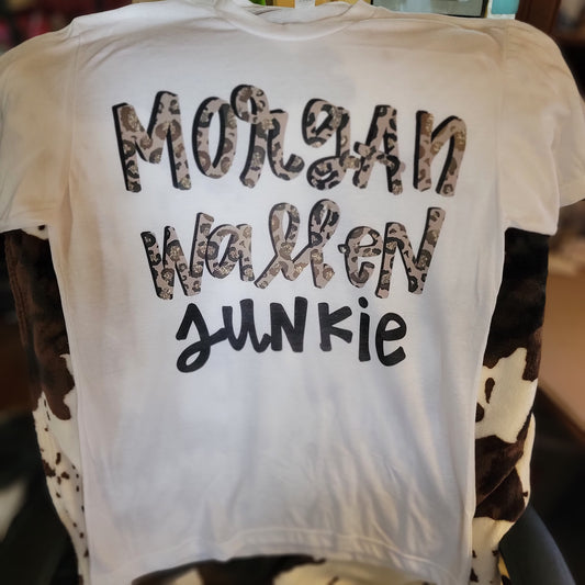 Wallen Junkie Animal Print Graphic Tee