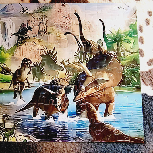 Dinosaur Handmade Jigsaw Puzzle