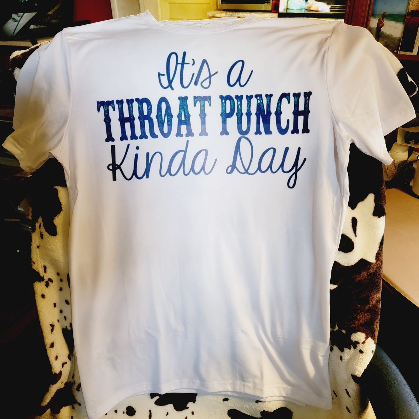 Throat Punch Kinda Day Short Sleeve Graphic Tee