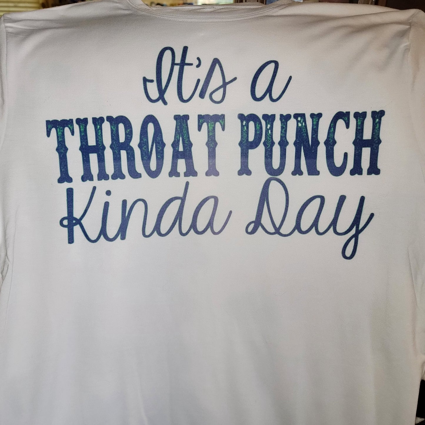 Throat Punch Kinda Day Short Sleeve Graphic Tee