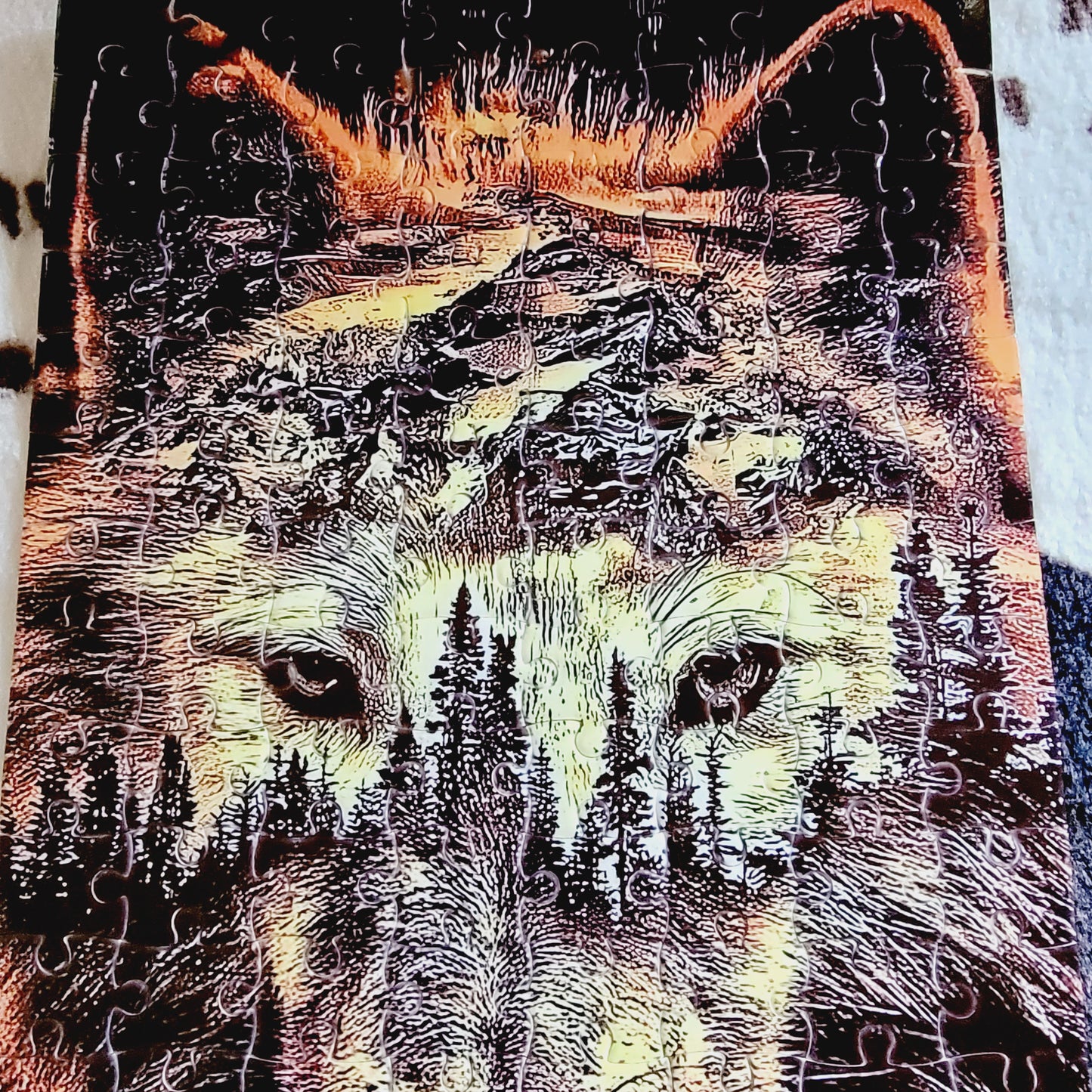 Wilderness Wolf 120 Piece Handmade Jigsaw Puzzle