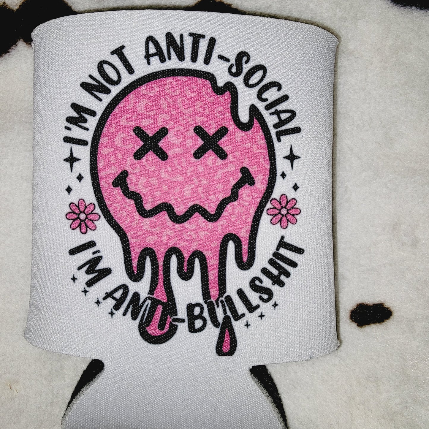 Antisocial Can Cooler Drink Holder Koozie