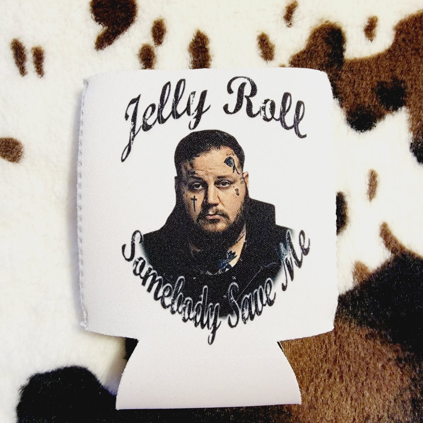 Jelly Roll Can Cooler Drink Holder Koozie
