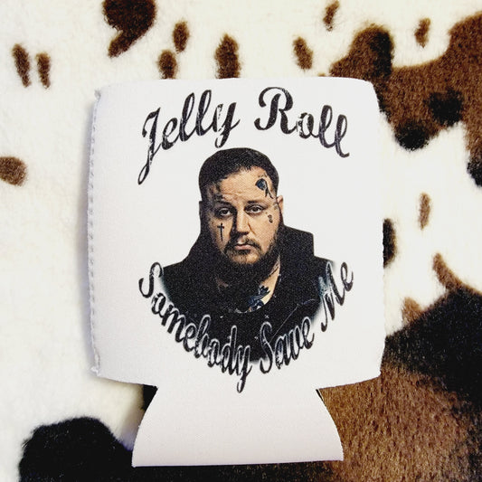 Jelly Roll Can Cooler Drink Holder Koozie