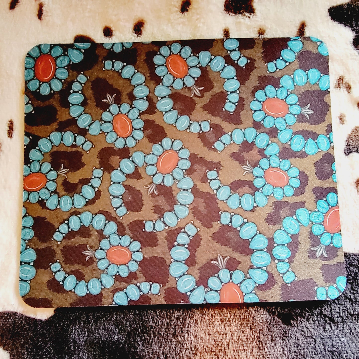 Western Turquoise Squash Mouse Pad