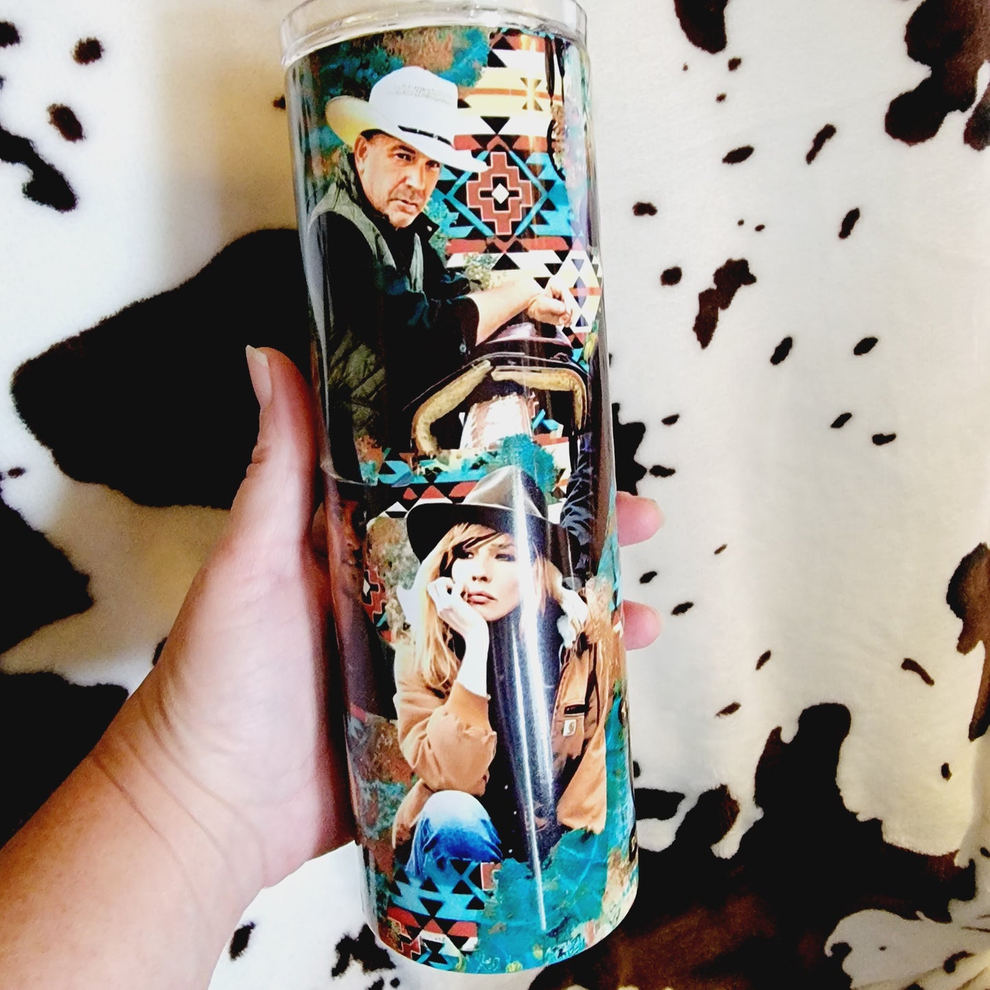 Yellowstone Collage 20oz Skinny Tumbler