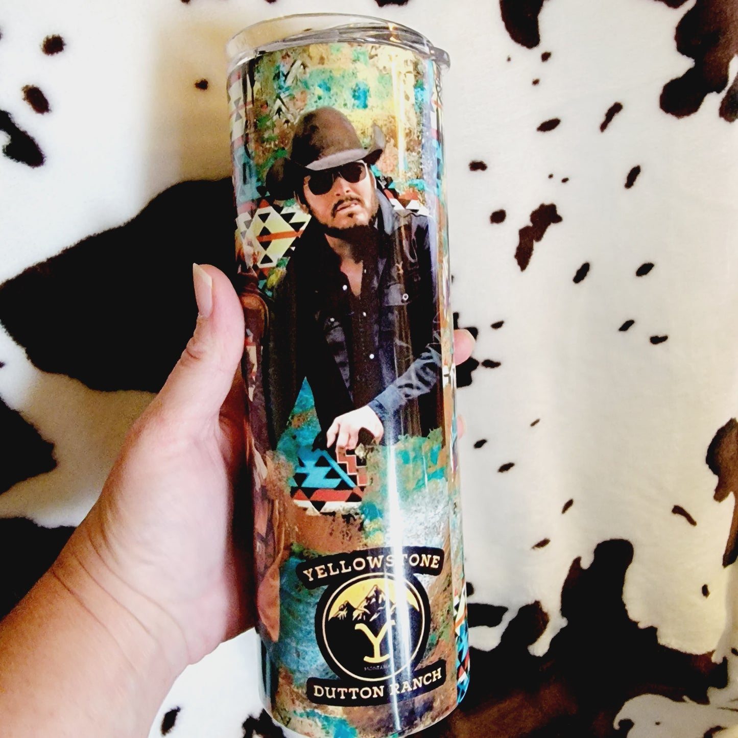 Yellowstone Collage 20oz Skinny Tumbler