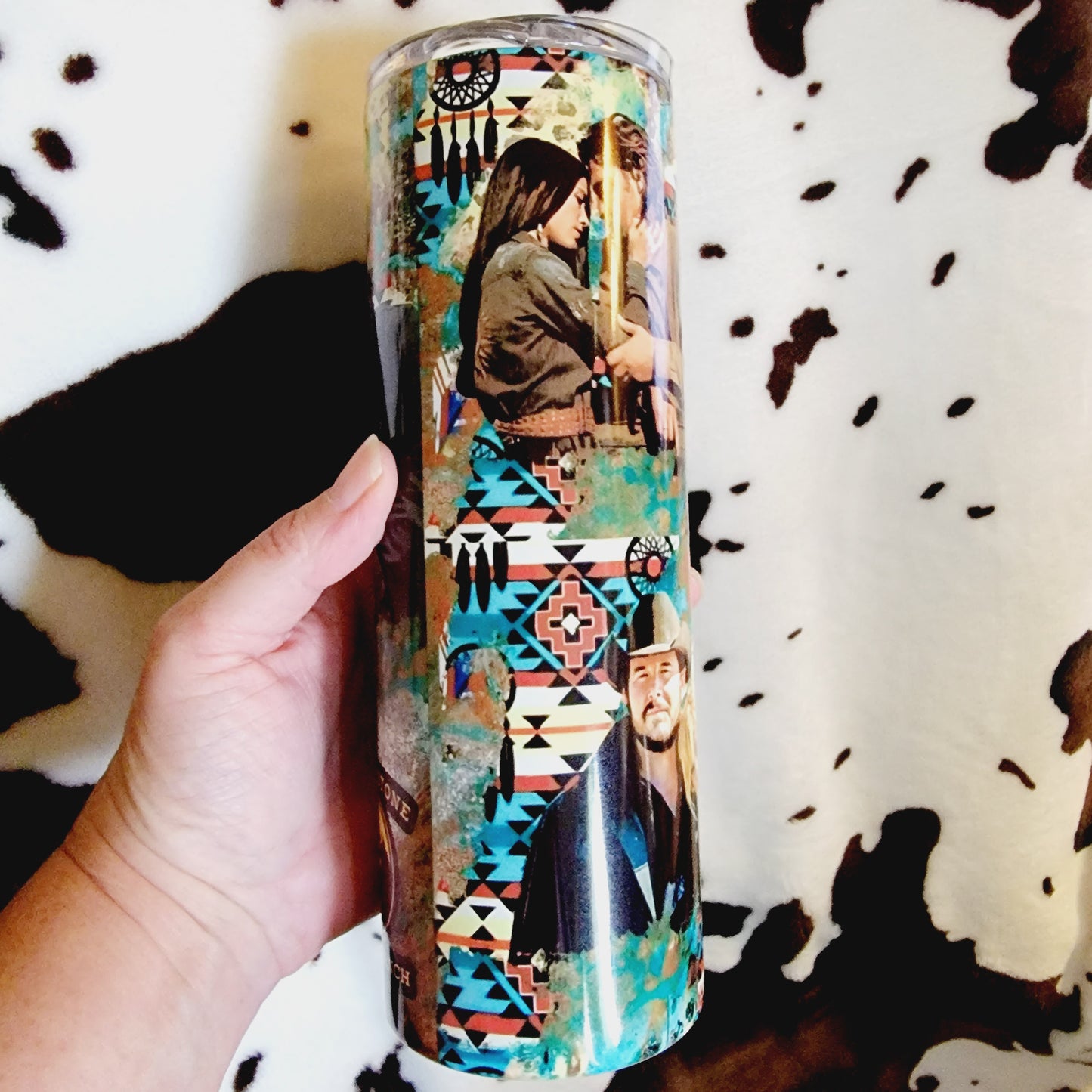 Yellowstone Collage 20oz Skinny Tumbler