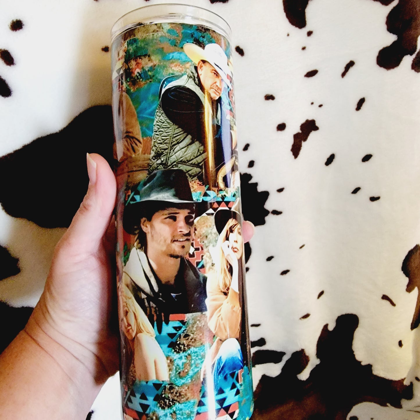 Yellowstone Collage 20oz Skinny Tumbler