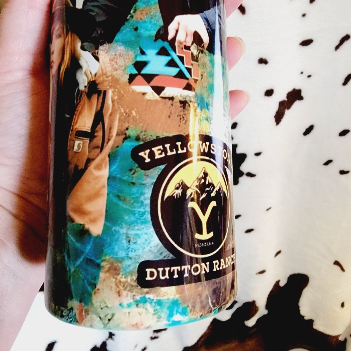 Yellowstone Collage 20oz Skinny Tumbler