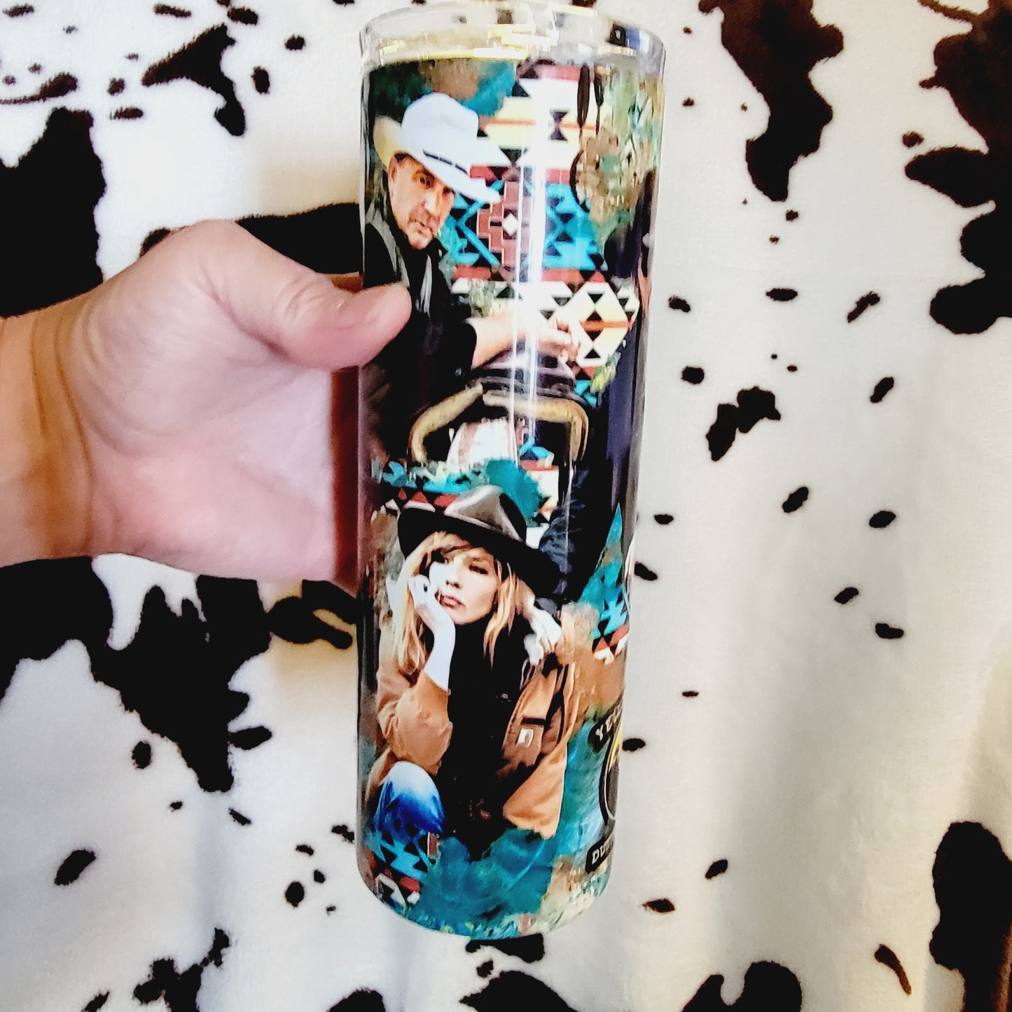 Yellowstone Collage 20oz Skinny Tumbler
