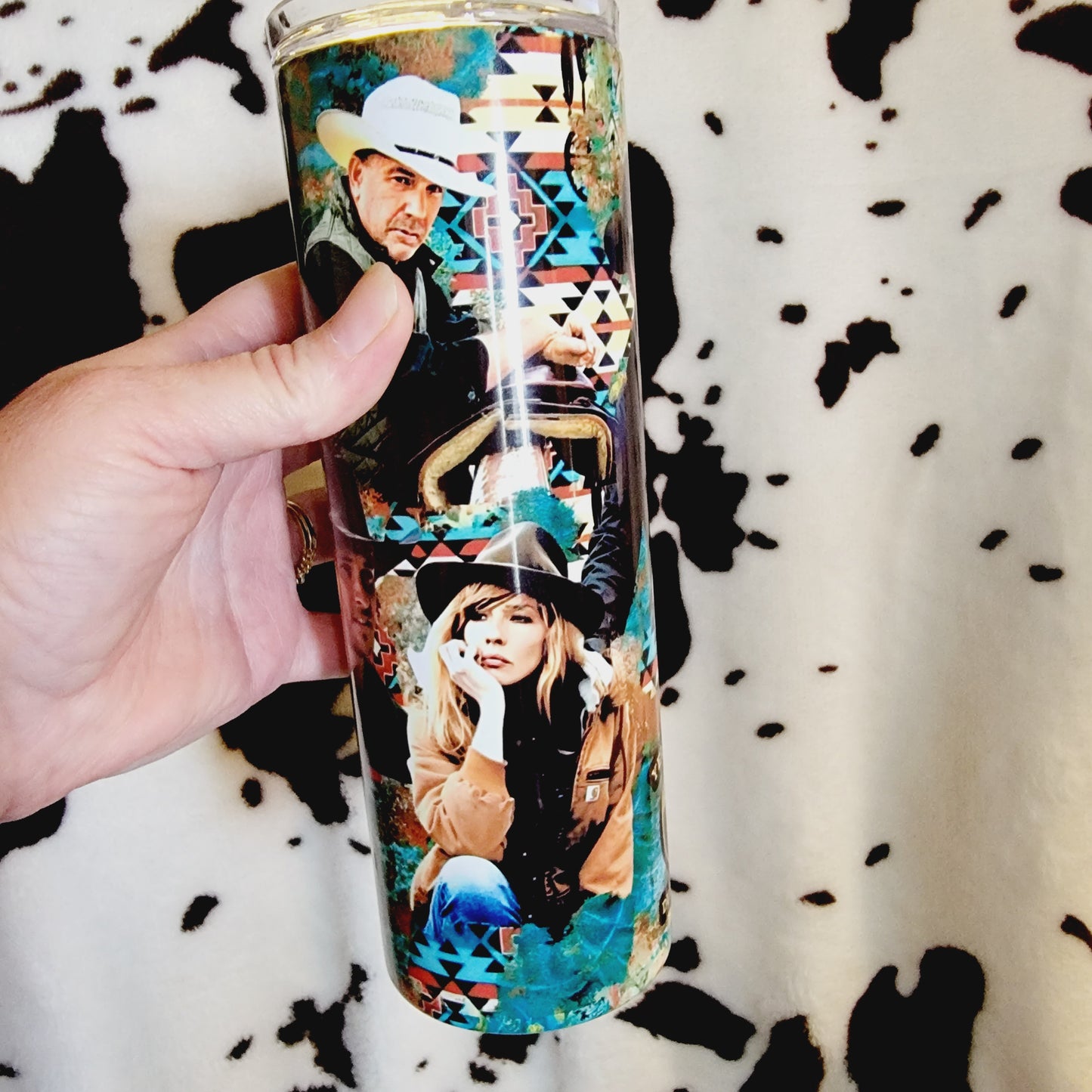 Yellowstone Collage 20oz Skinny Tumbler