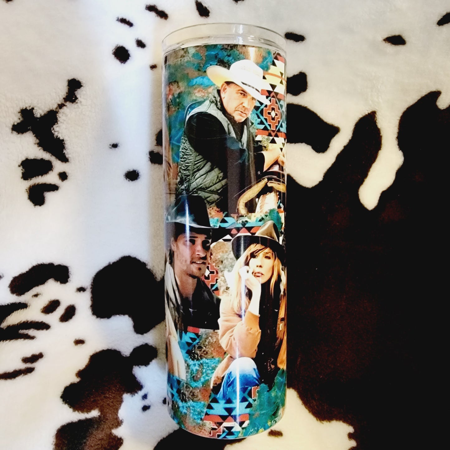 Yellowstone Collage 20oz Skinny Tumbler
