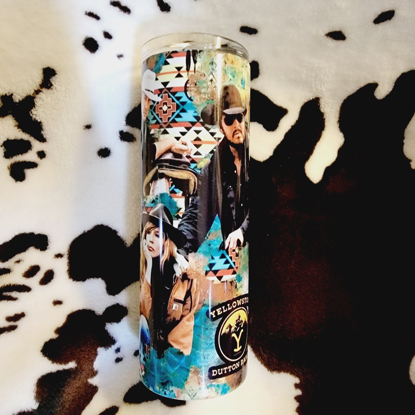 Yellowstone Collage 20oz Skinny Tumbler