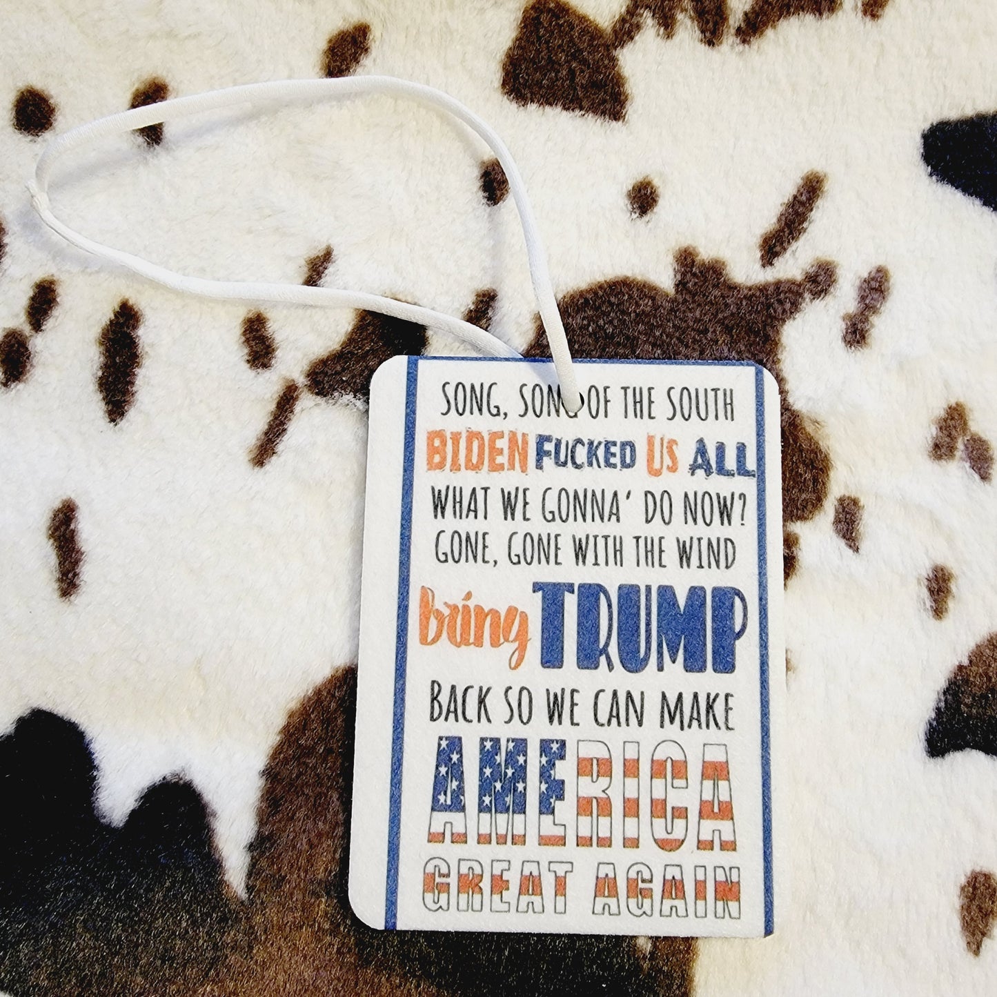 Trump Unscented Car Air Freshener Freshie