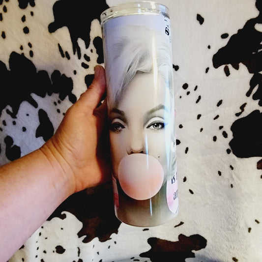 Marilyn Monroe 20oz Skinny Tumbler