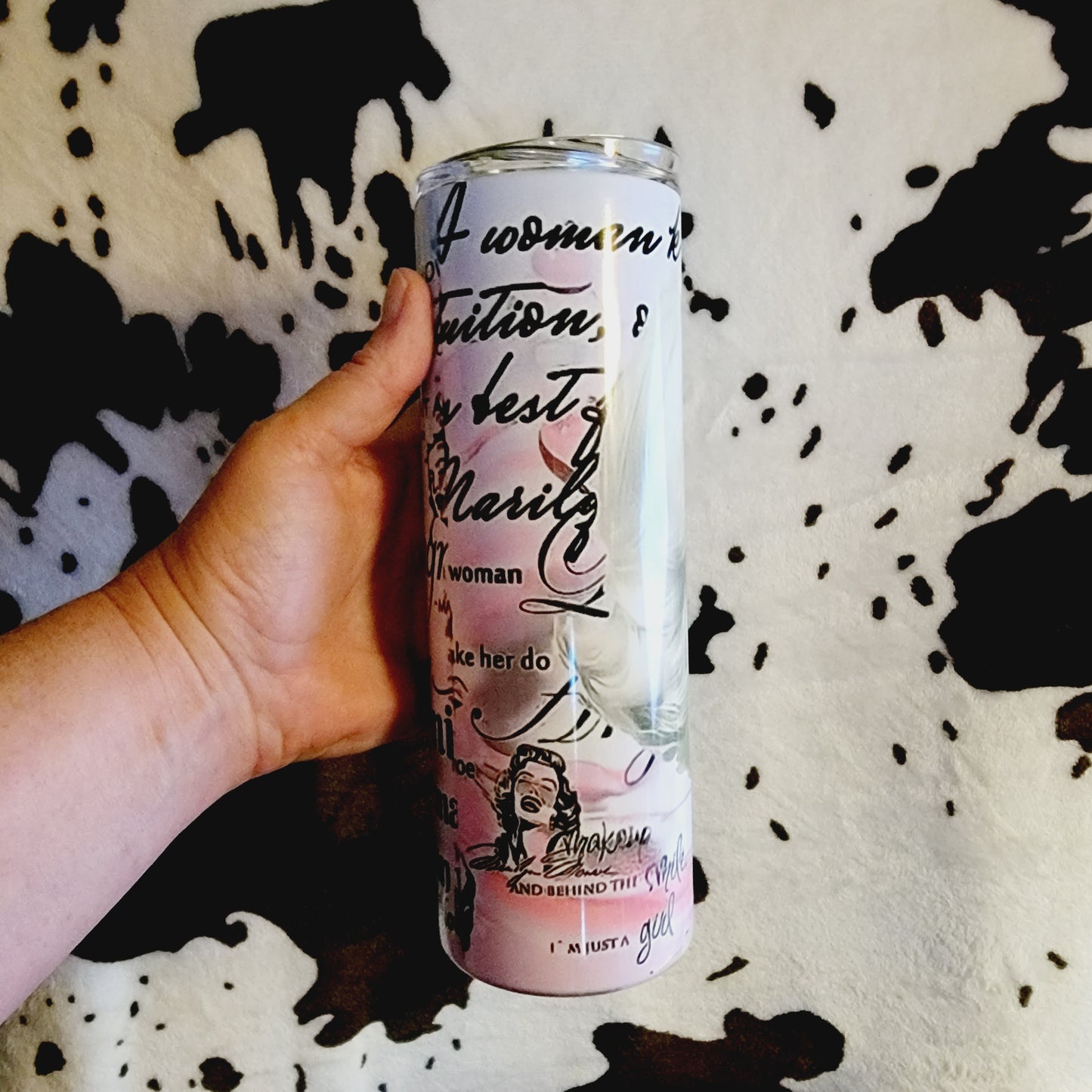 Marilyn Monroe 20oz Skinny Tumbler