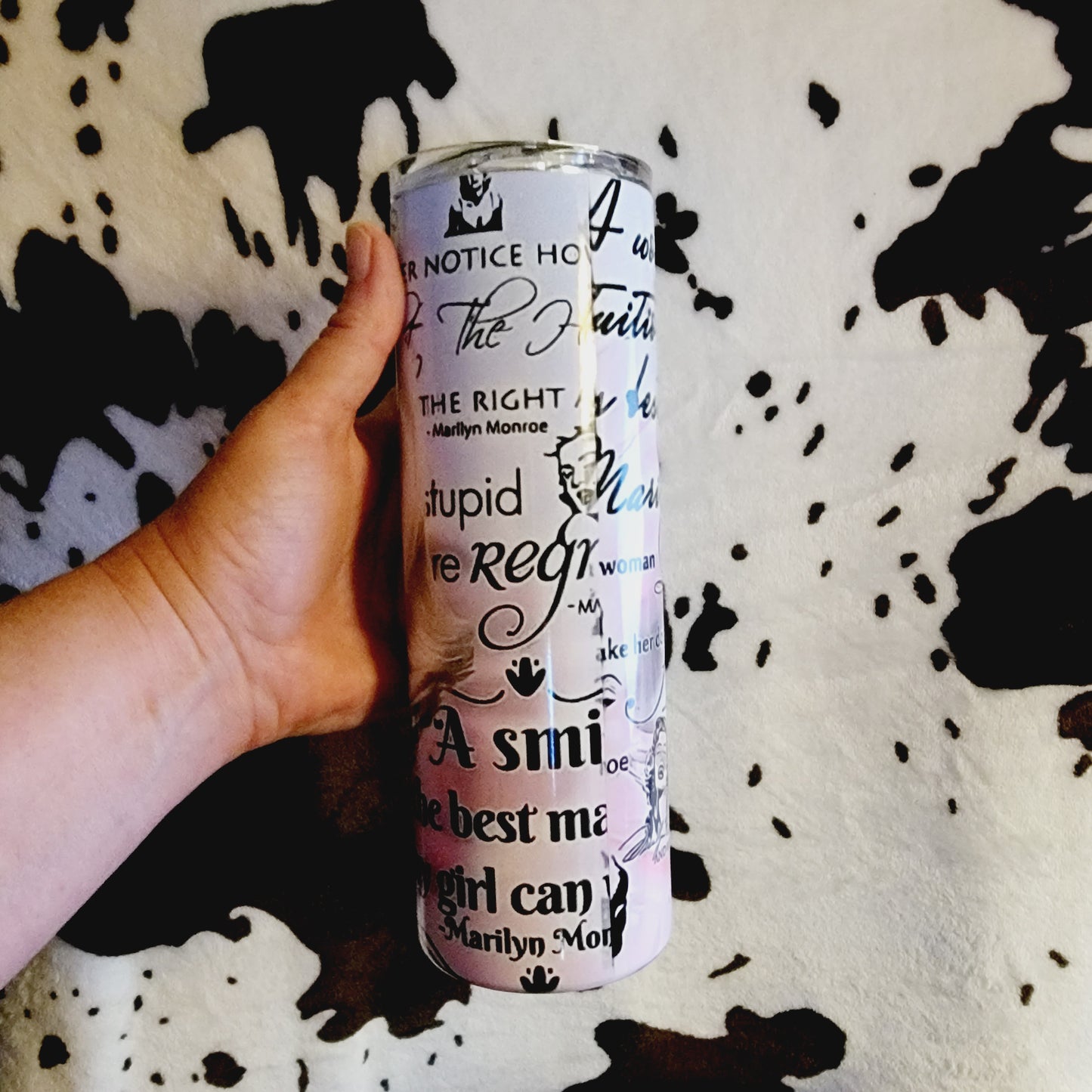 Marilyn Monroe 20oz Skinny Tumbler