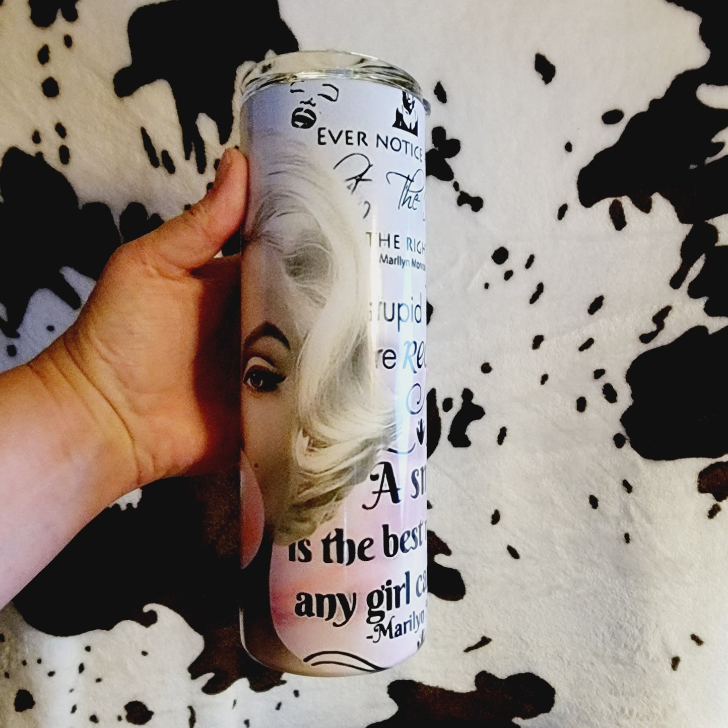 Marilyn Monroe 20oz Skinny Tumbler