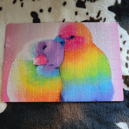 Rainbow Bird 120 Piece Jigsaw Puzzle
