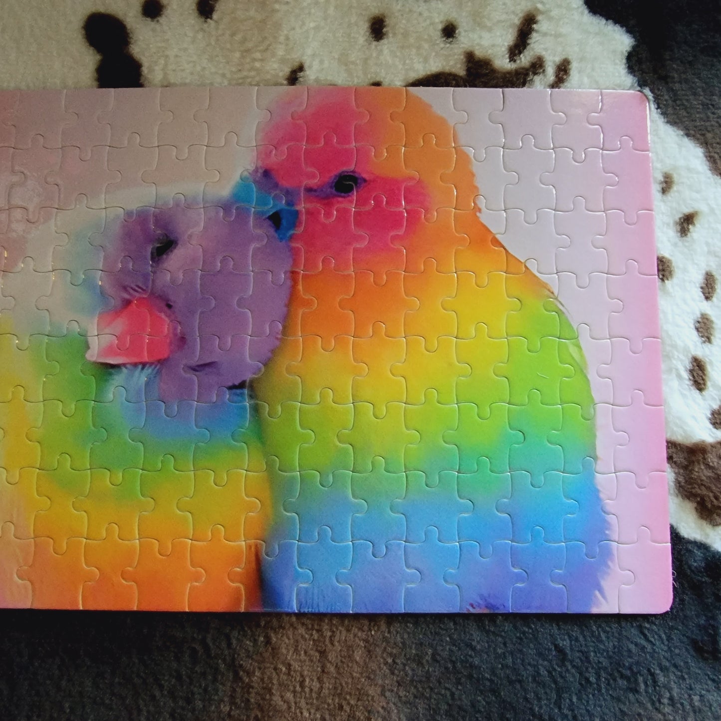 Rainbow Bird 120 Piece Jigsaw Puzzle