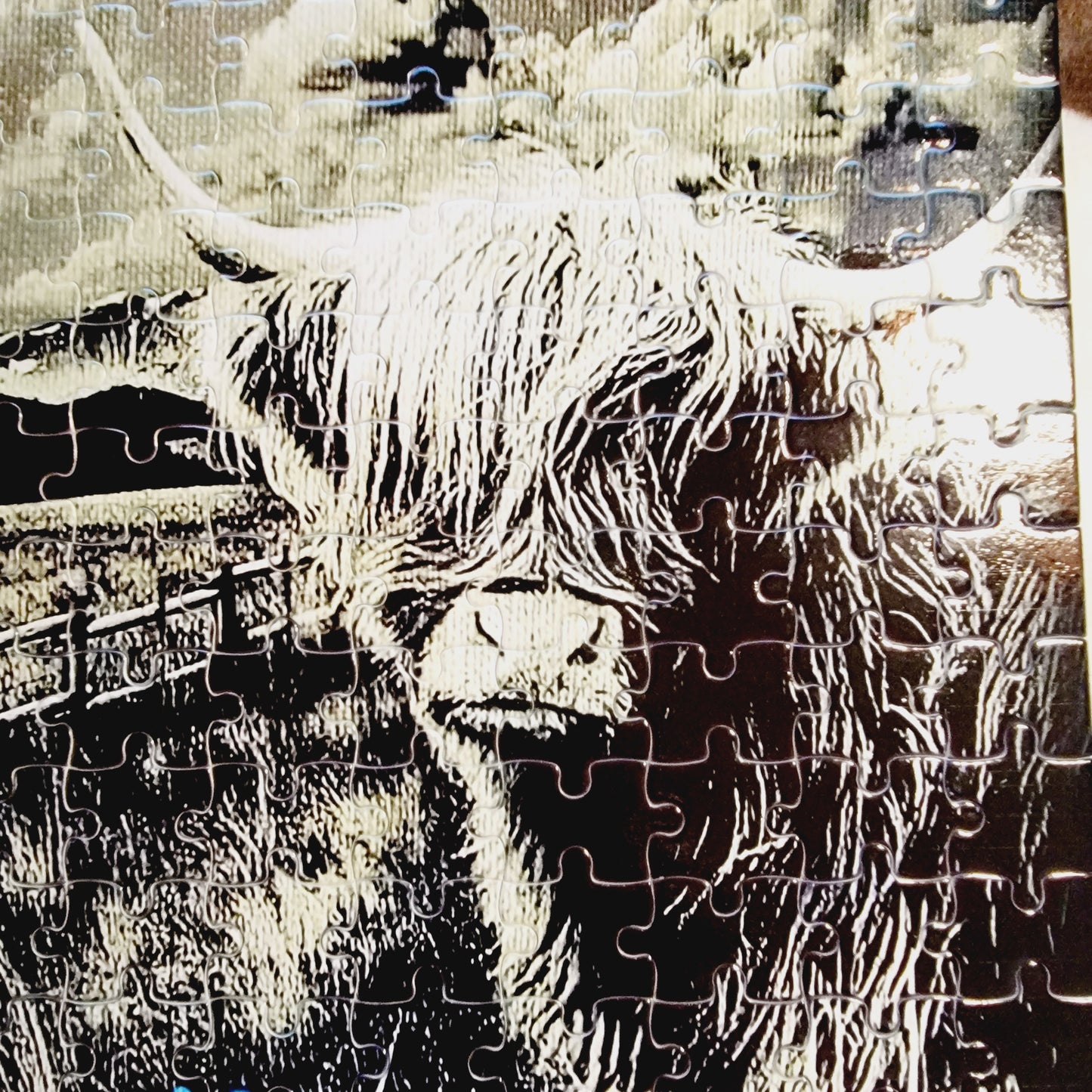 Highland Cow 120 Piece Handmade Jigsaw Puzzle