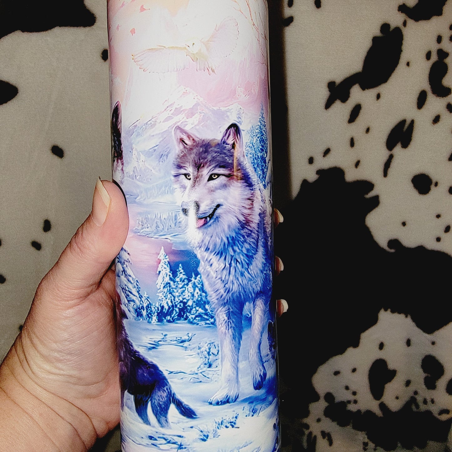 Winter Wolf Pack 20oz Skinny Tumbler