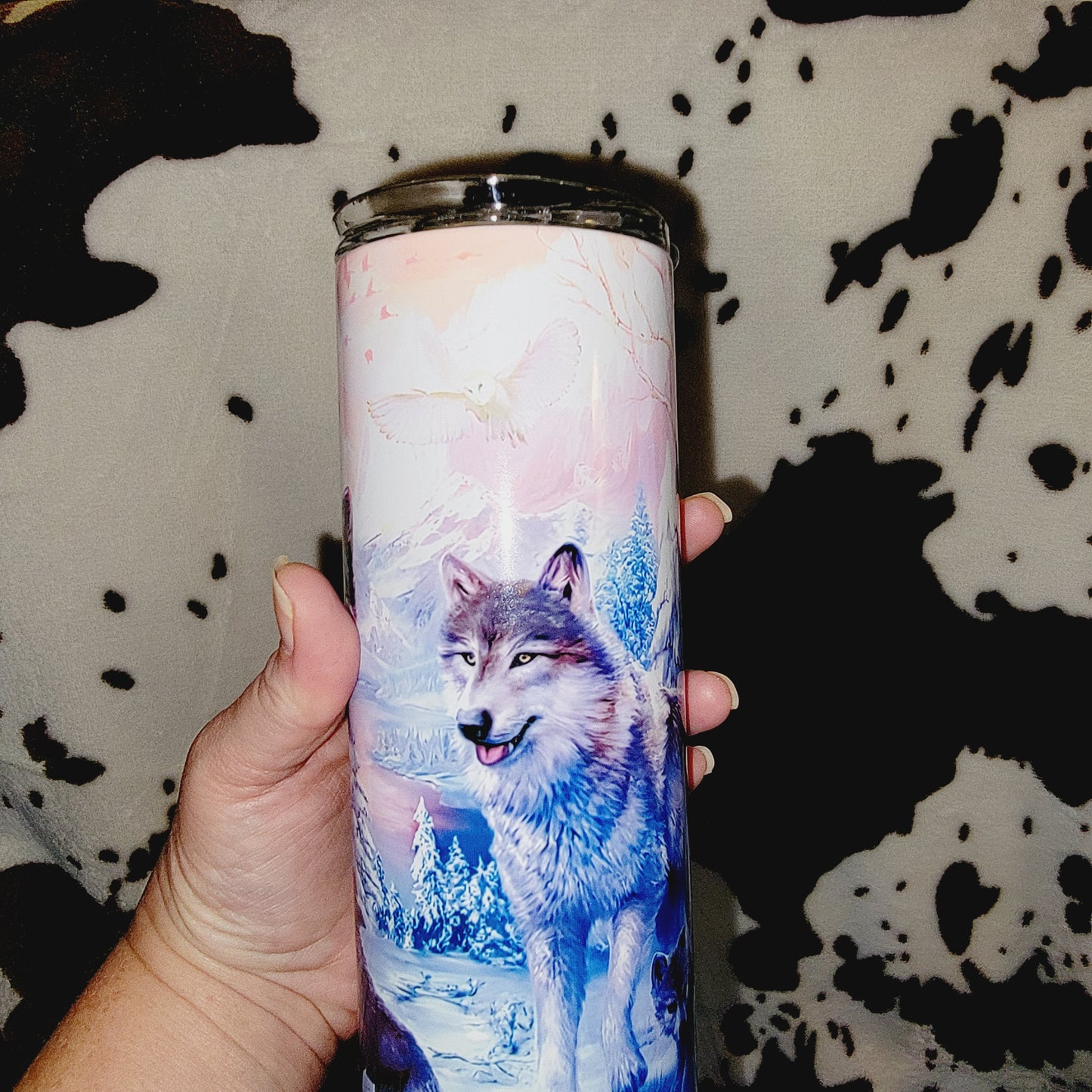 Winter Wolf Pack 20oz Skinny Tumbler