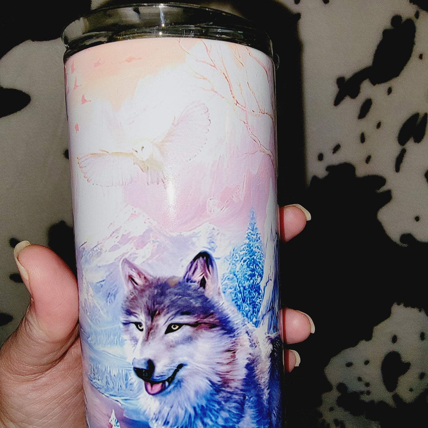 Winter Wolf Pack 20oz Skinny Tumbler