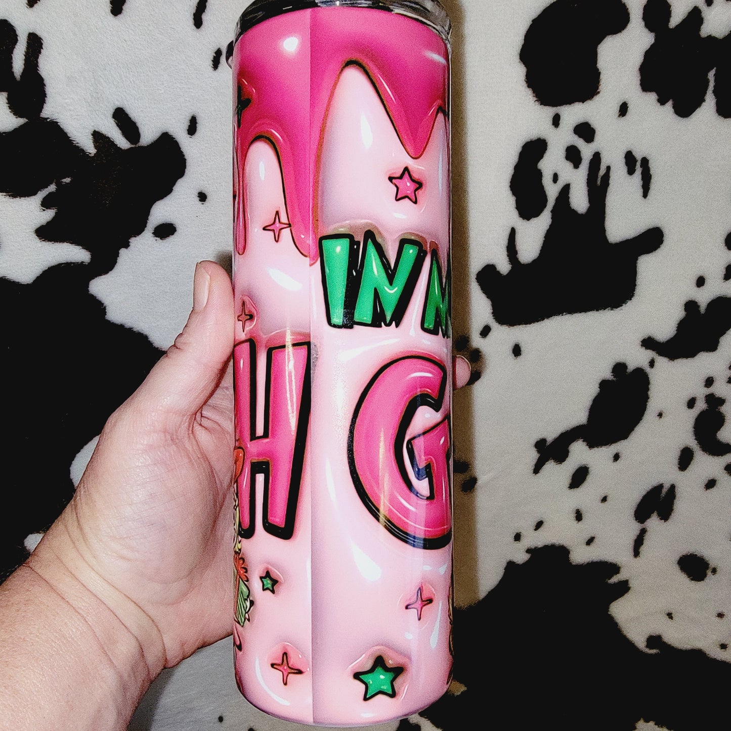 Grinch Era 3D Christmas 20oz Skinny Tumbler