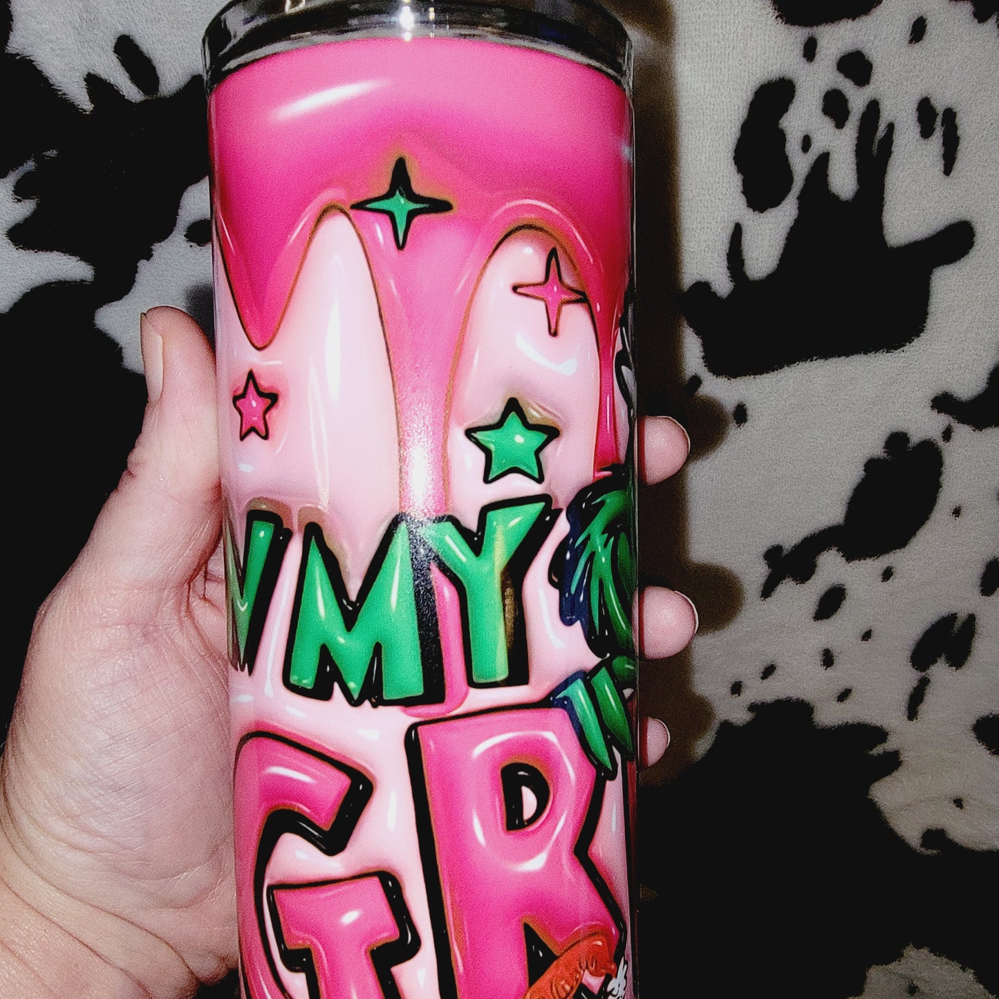 Grinch Era 3D Christmas 20oz Skinny Tumbler