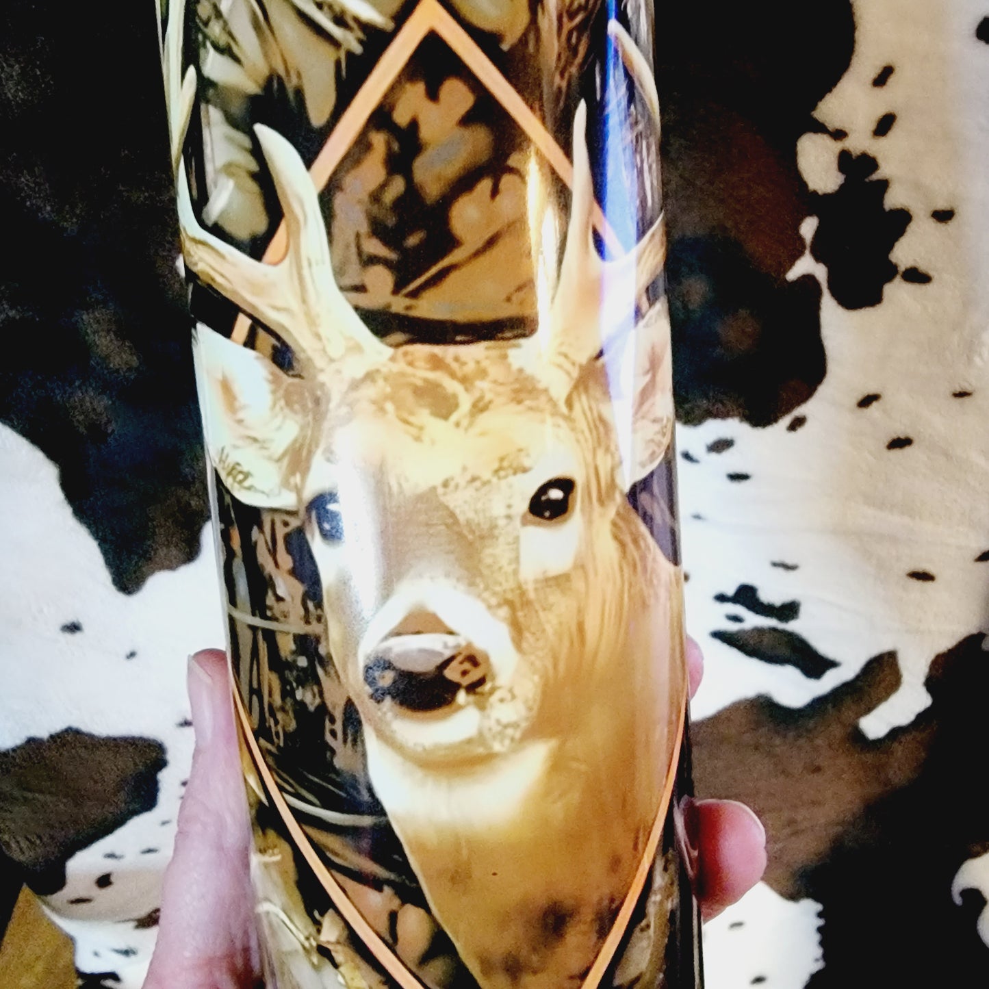 Camouflage Deer 20oz Skinny Tumbler