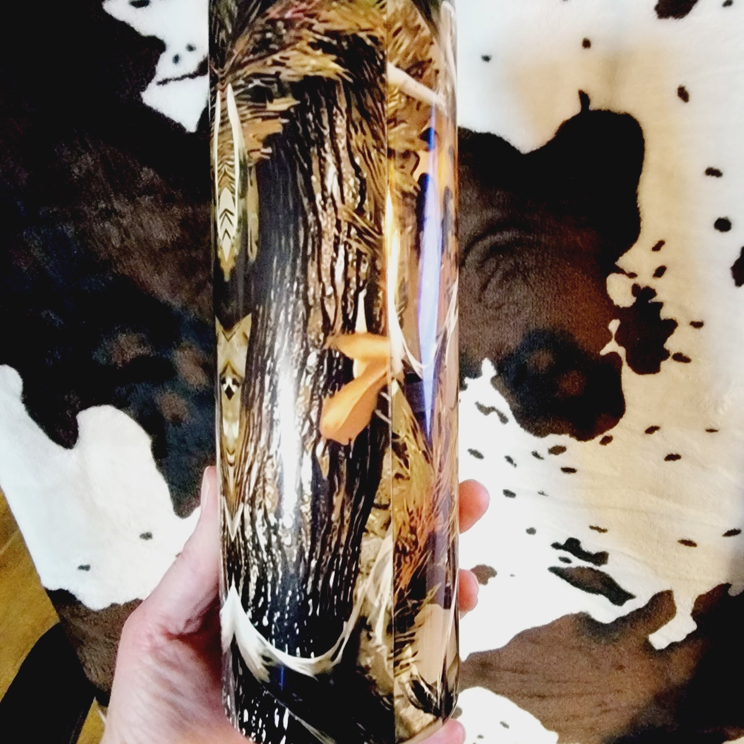 Camouflage Deer 20oz Skinny Tumbler