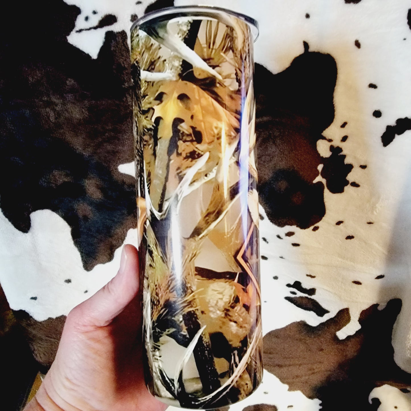 Camouflage Deer 20oz Skinny Tumbler