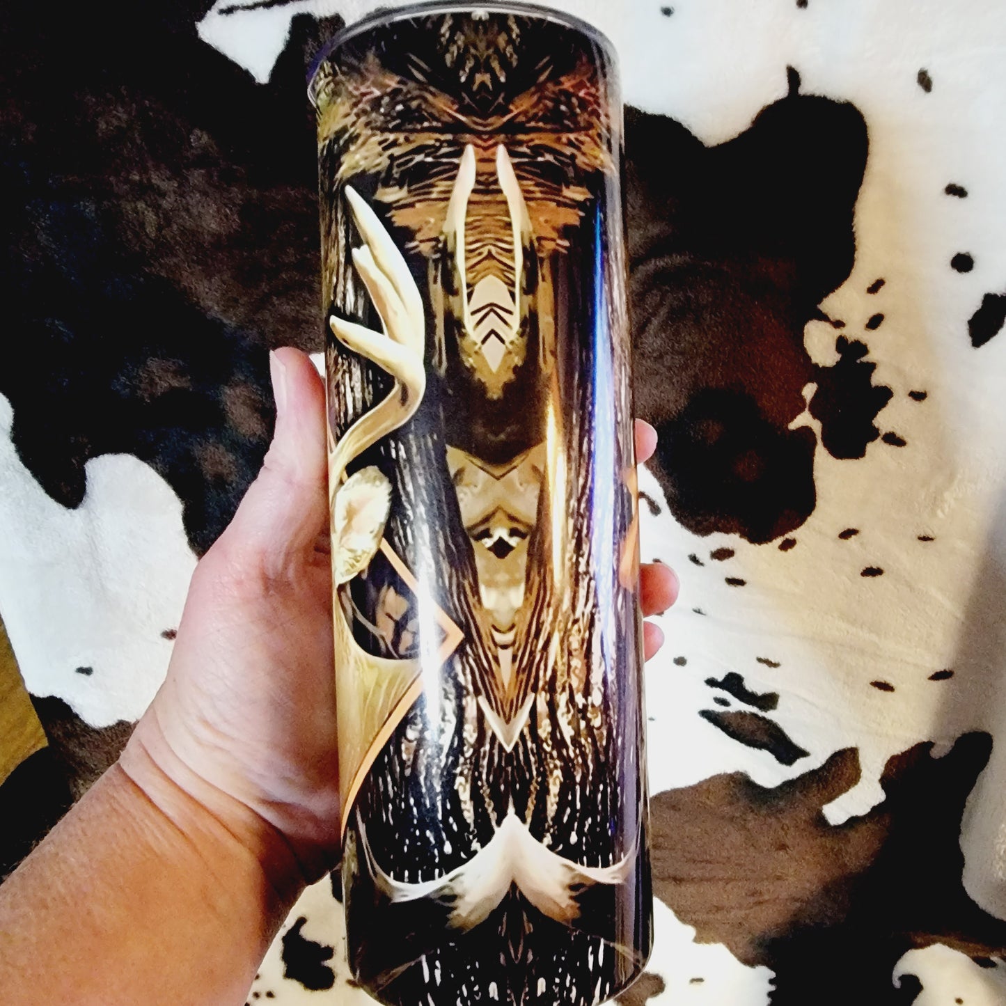 Camouflage Deer 20oz Skinny Tumbler