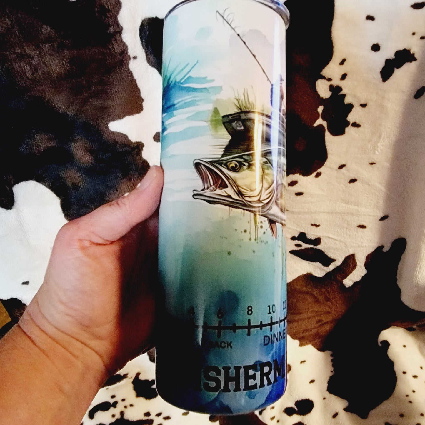 Fishermens Rules 20oz Skinny Tumbler