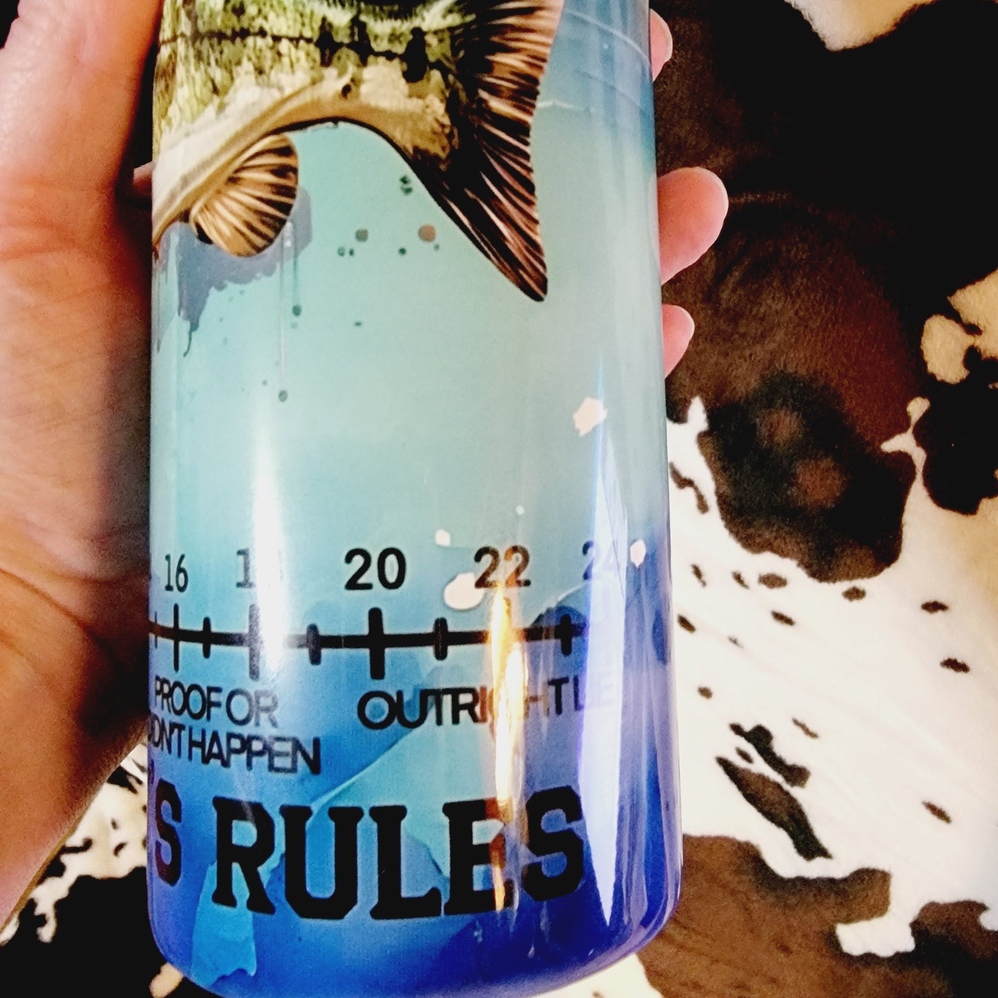 Fishermens Rules 20oz Skinny Tumbler