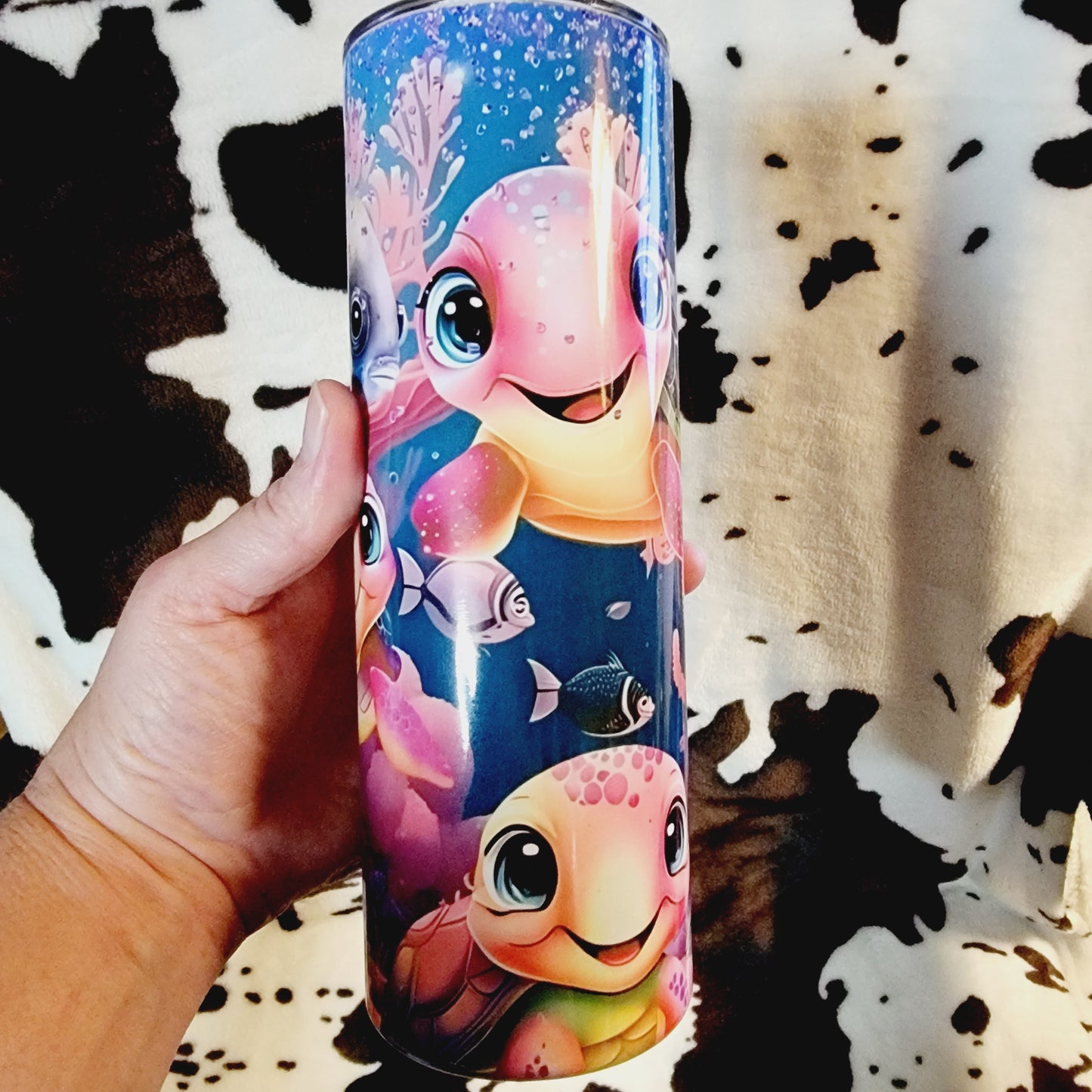 Baby Sea Turtles 20oz Skinny Tumbler