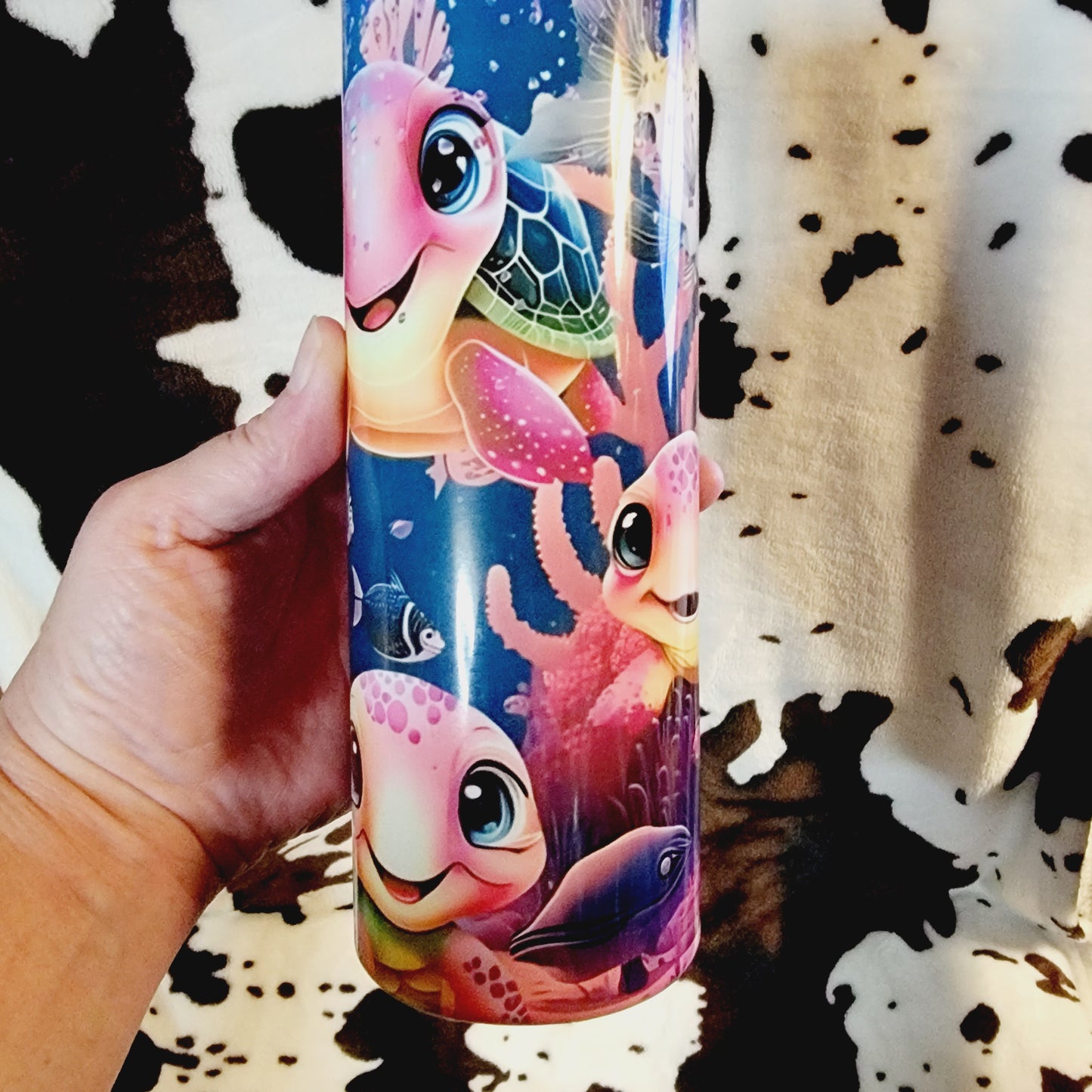 Baby Sea Turtles 20oz Skinny Tumbler