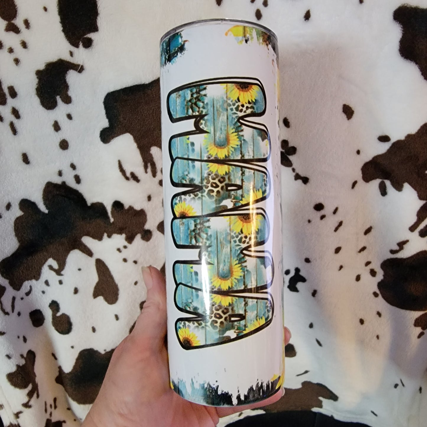 Mama Sunflower Western 20oz Skinny Tumbler