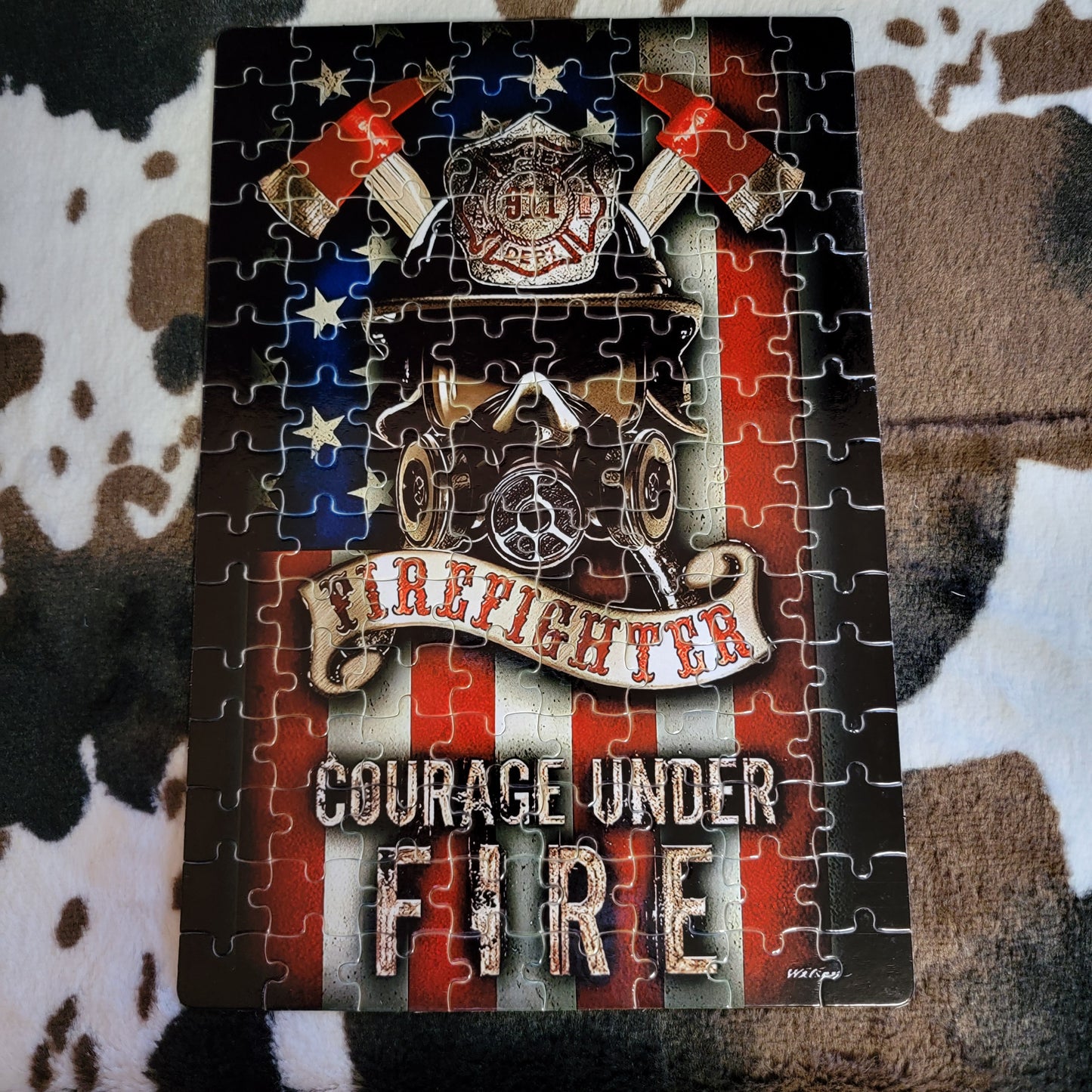 Firefighter 120 PC Handmade Jigsaw Puzzle
