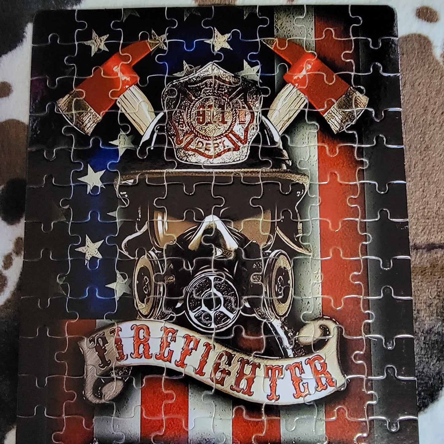 Firefighter 120 PC Handmade Jigsaw Puzzle
