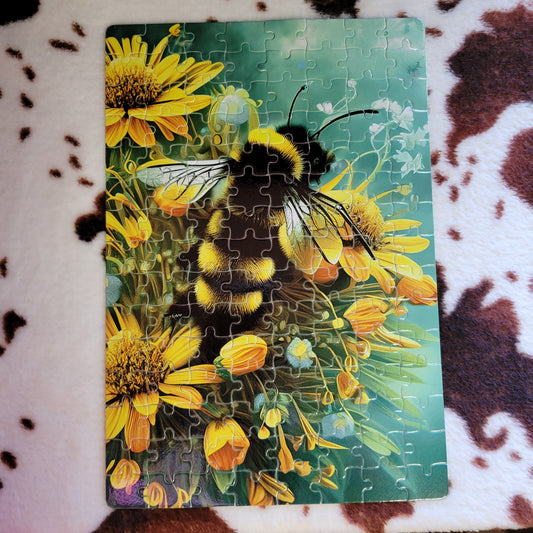 Honey Bee 120 PC Handmade Jigsaw Puzzle