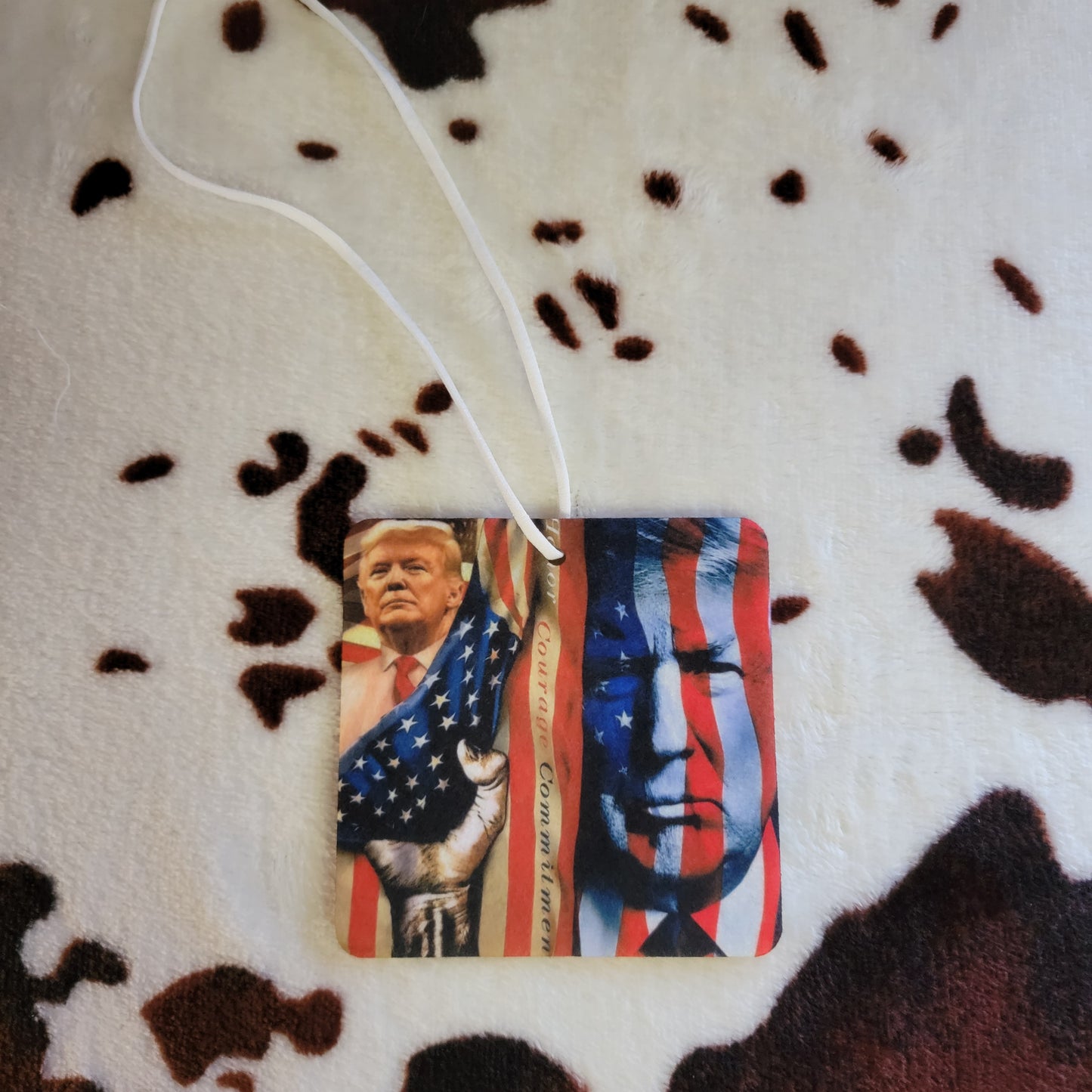 Trump Flag Usa Unscented Car Air Freshener Freshie