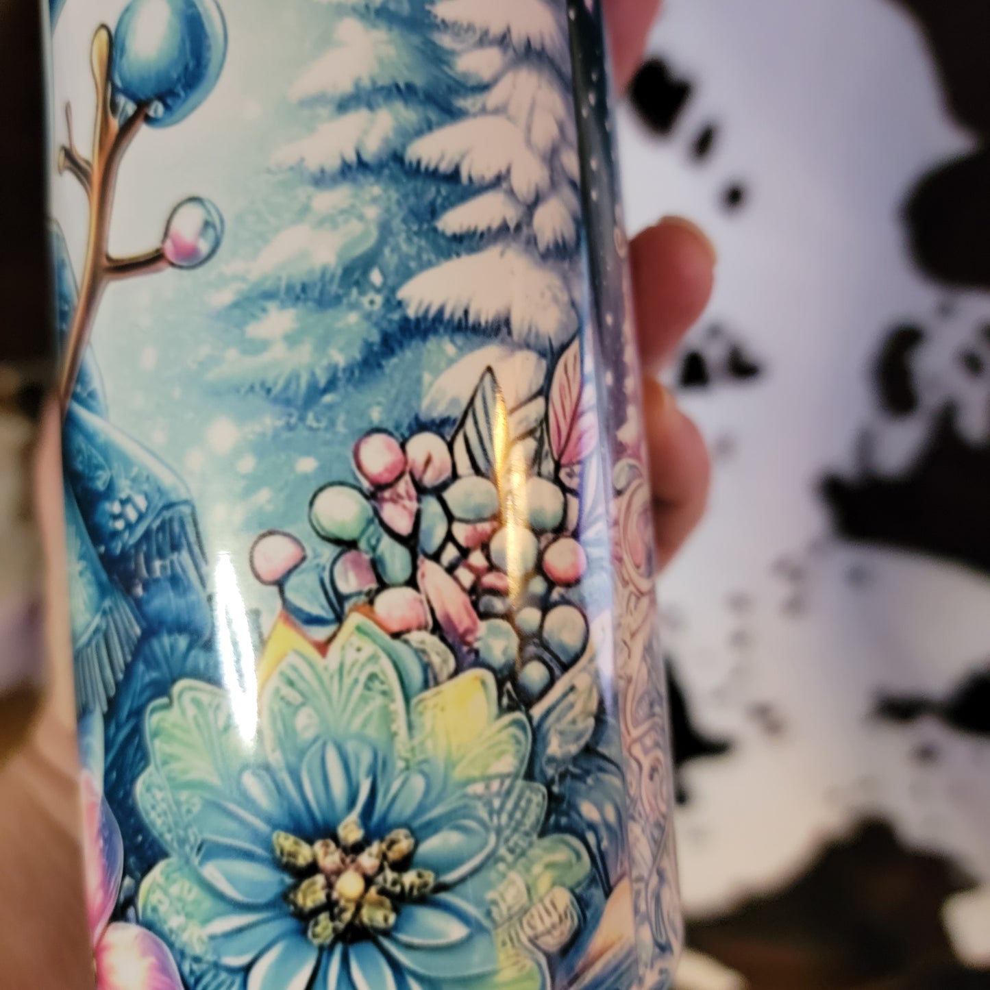 Cowboy Snowman 20oz Skinny Tumbler