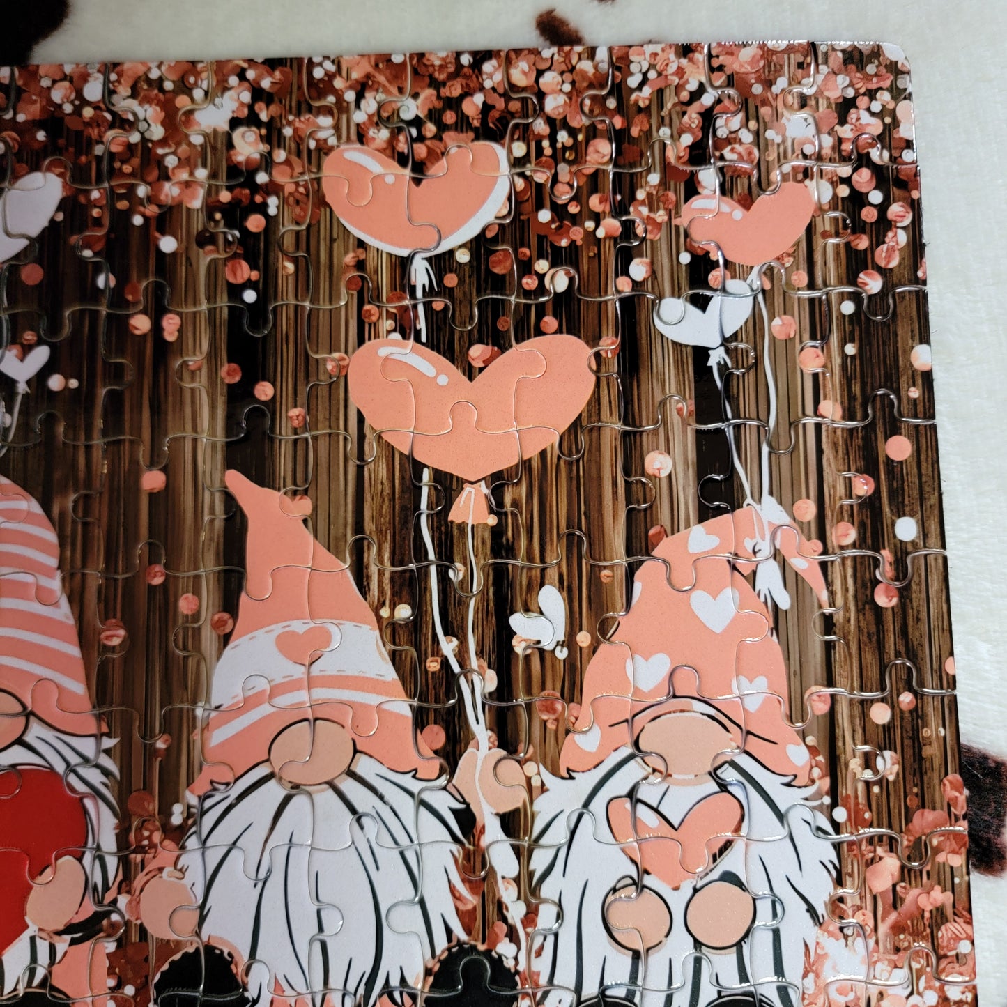 Gnome Heart 120 Piece Handmade Jigsaw Puzzle